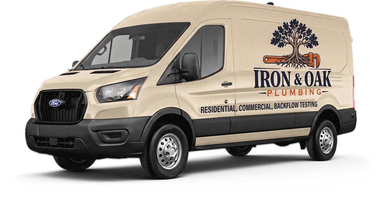Iron & Oak Plumbing service van